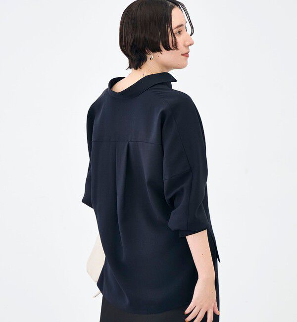 NOLLEY'S sophi「NEW morisachi《セットアップ対応》ウォッシャブルストレッチツイルドルマンシャツ」|シャツ・ブラウス|
