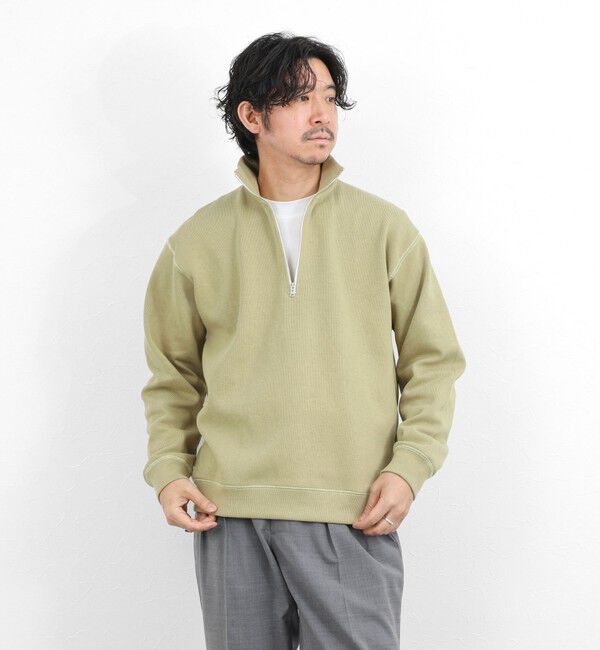 NOLLEY'S goodman「リブダンボール スタンドハーフZip 26SS」|スウェット・ジャージ|