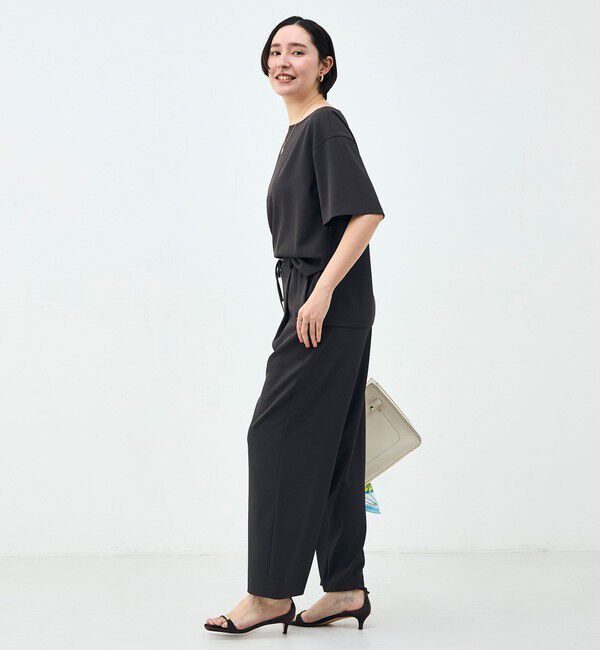 NOLLEY'S「《セットアップ対応》ウォッシャブルイージーツイルセミワイドパンツ」|その他|