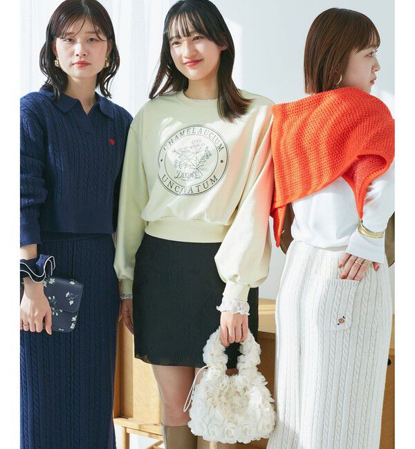 VIS「【DILIGENCE PARLOUR】VIS別注モデルフラワーロゴスウェット【セットアップ対応】」|スウェット・ジャージ|