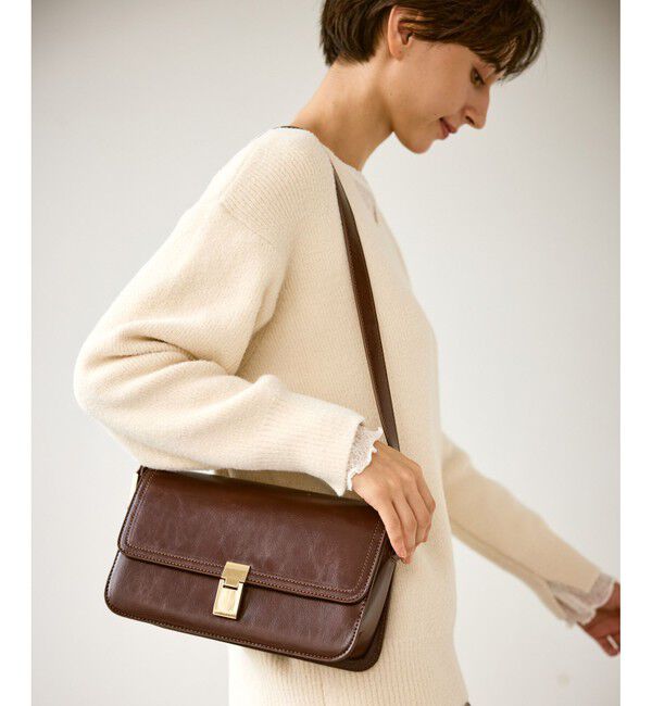 ROPE PICNIC PASSAGE「【WEB限定カラー】me fit BAG バーチカルラインワイドショルダーバッグ」|ショルダー・メッセンジャー|