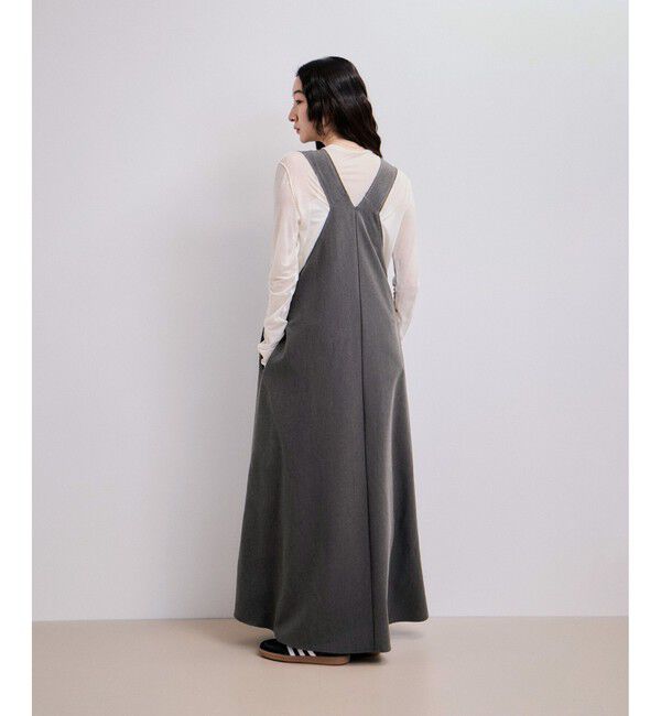 ADAM ET ROPE'「【WEB限定】カットオフノースリーブワンピース」|ワンピース|