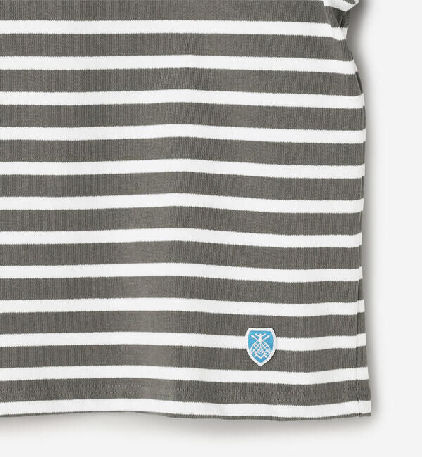 ORCIVAL「ORCIVAL | コットンロード ボートネック クロップドバスクTシャツ WOMEN」|Tシャツ・カットソー|