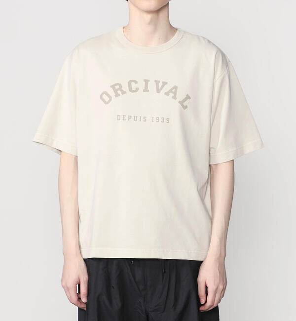 ORCIVAL「ORCIVAL | ジャージーニット プリントTシャツ MEN」|Tシャツ・カットソー|