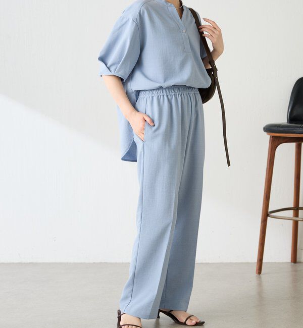  「【コーデが決まる】 スキッパーシャツセットアップ」|ワンピース|