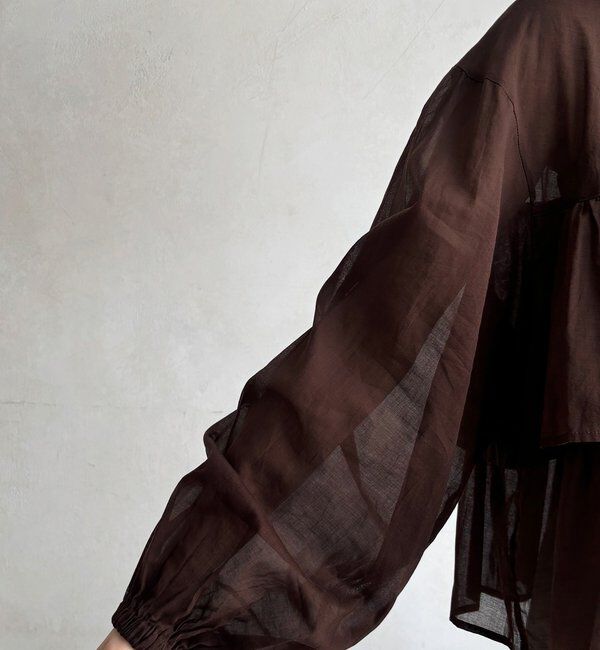  「【WEB限定】綿ローンフリルブルゾン」|ブルゾン・スタジャン|