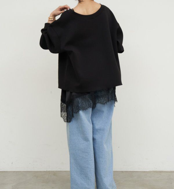  「【大人のスウェット】ボートネックスウェット」|Tシャツ・カットソー|