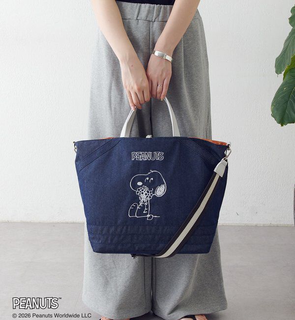  「《PEANUTS&times;russet》リバーシブルビッグトートバッグ」|トートバッグ|