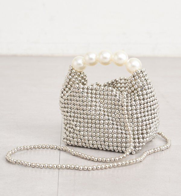  「ビーズハンドルminiBAG」|トートバッグ|