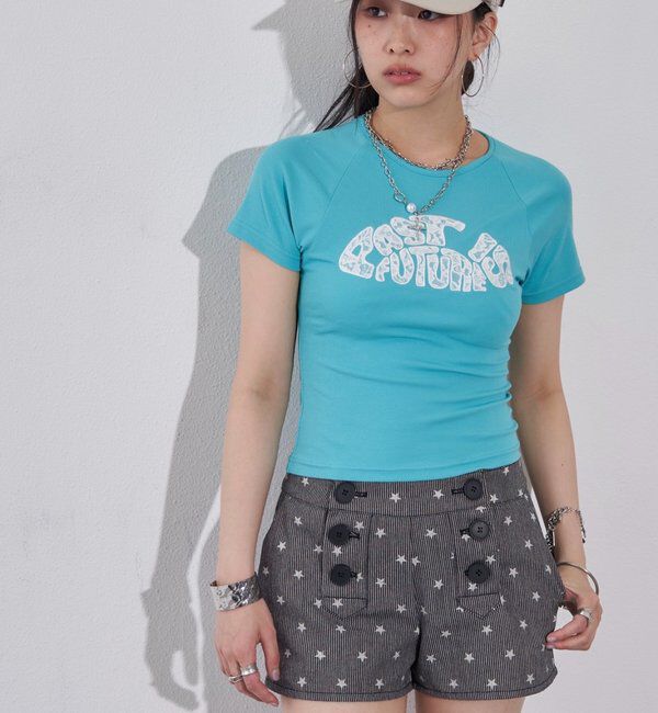  「【新色追加】デフォルメレースロゴチビT」|Tシャツ・カットソー|