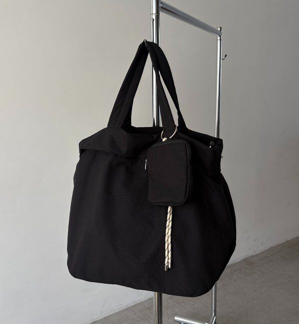  「【機能性◎/ママBAGにも】ユーティリティトートBAG」|トートバッグ|ブラック