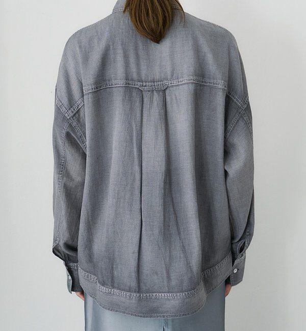  「【再入荷】シアーデニムシャツ」|シャツ・ブラウス|