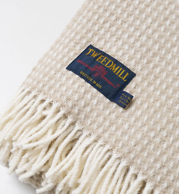 collex「【TWEEDMILL/ツィードミル】ピュアニューウール ワッフルスロー 大判ブラ」|ブランケット|