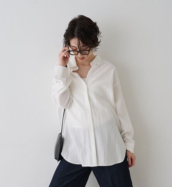 Rouge vif「【一部店舗限定】アシンメトリー変形2WAYシャツ」|シャツ・ブラウス|