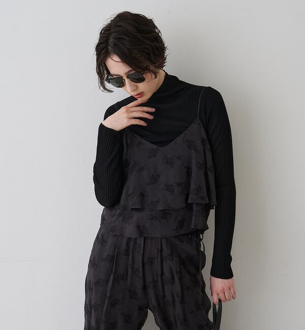 Rouge vif「【TICCA/ティッカ】前後2WAYキュプエンブロイダリービスチェ」|キャミソール|