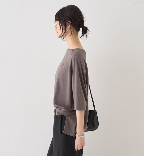 Rouge vif「シアーロゴオーバーサイズTシャツ【予約】」|Tシャツ・カットソー|