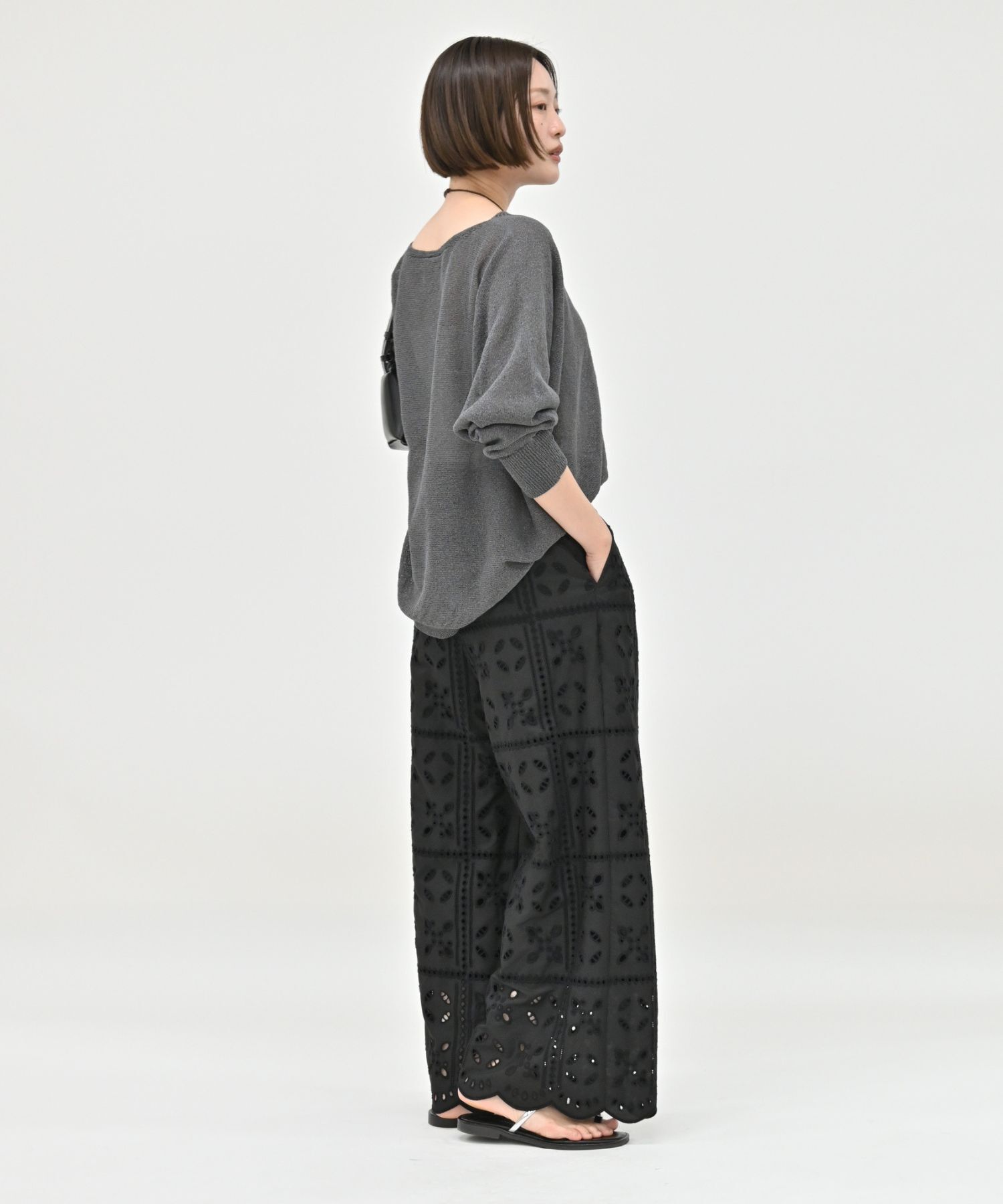 qualite「【夏まで快適に着られる】camifine ニットプルオーバー」|Tシャツ・カットソー|