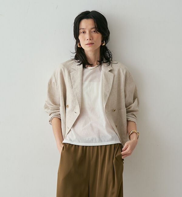 qualite「リネンショートジャケット【予約】」|その他|