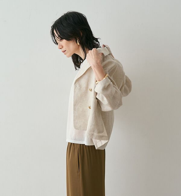 qualite「リネンショートジャケット【予約】」|その他|
