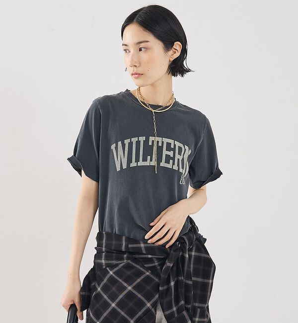 The Store by C' 「【REMI RELIEF】【別注】【WEB限定】WILTERNロゴTシャツ」|Tシャツ・カットソー|スミクロ