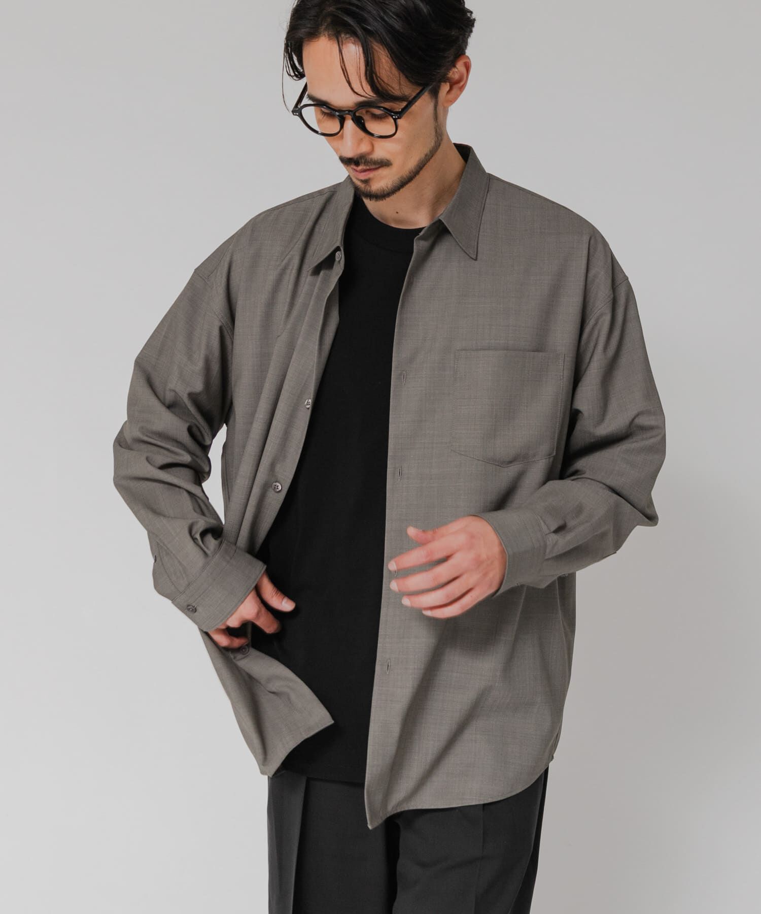 URBAN RESEARCH「WASHABLE WOOL OVER SHIRTS」|シャツ・ブラウス|
