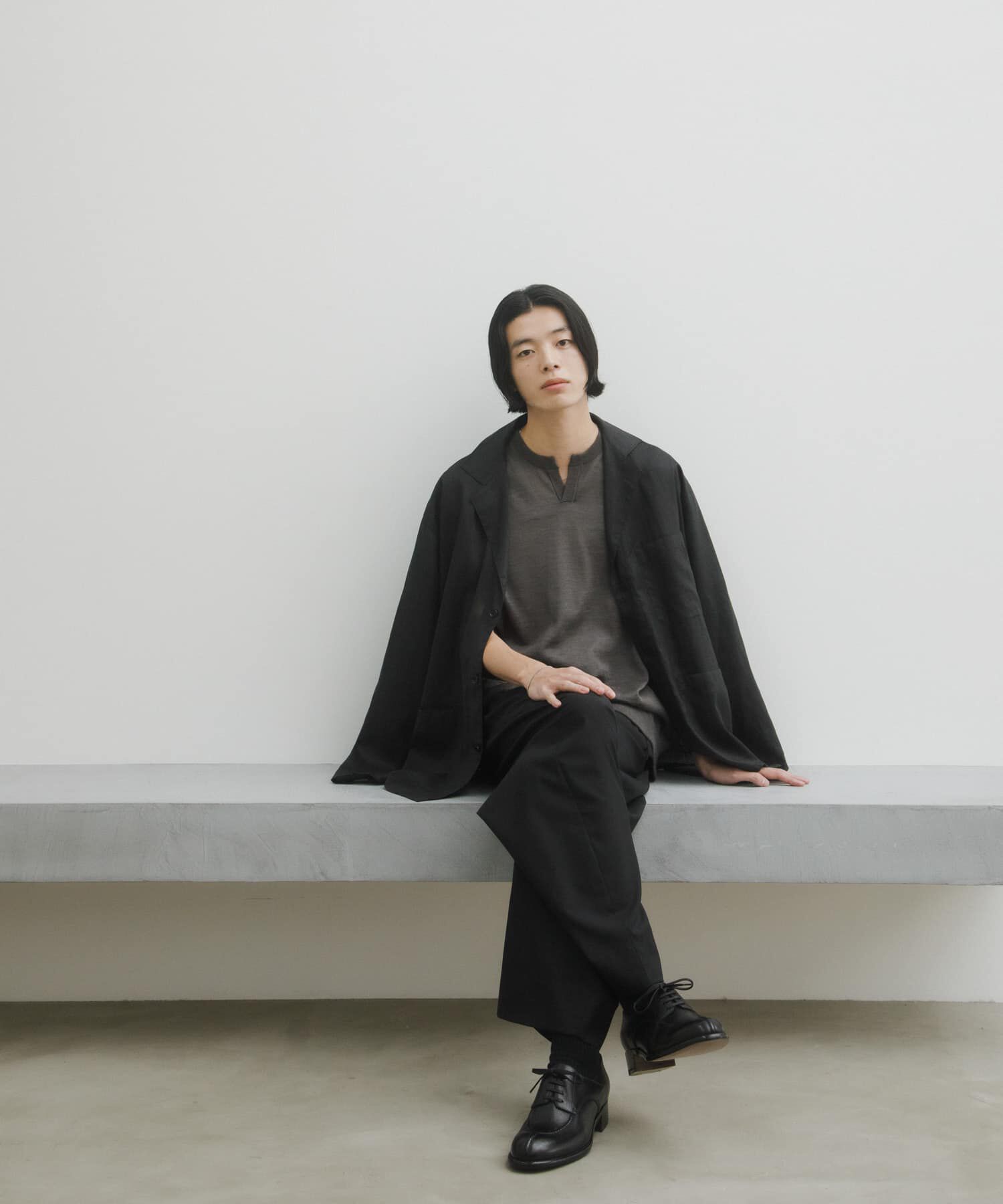 URBAN RESEARCH DOORS「Ramie High Gauge KnitVest」|ベスト・ジレ|