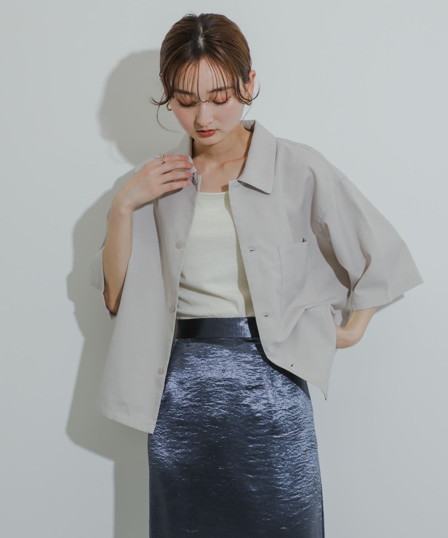 SENSE OF PLACE by URBAN RESEARCH「『ｲｰｼﾞｰｹｱ/ｾｯﾄｱｯﾌﾟ対応/ﾕﾆｾｯｸｽ』ﾘﾈﾝﾗｲｸﾎﾞ  」|シャツ・ブラウス|