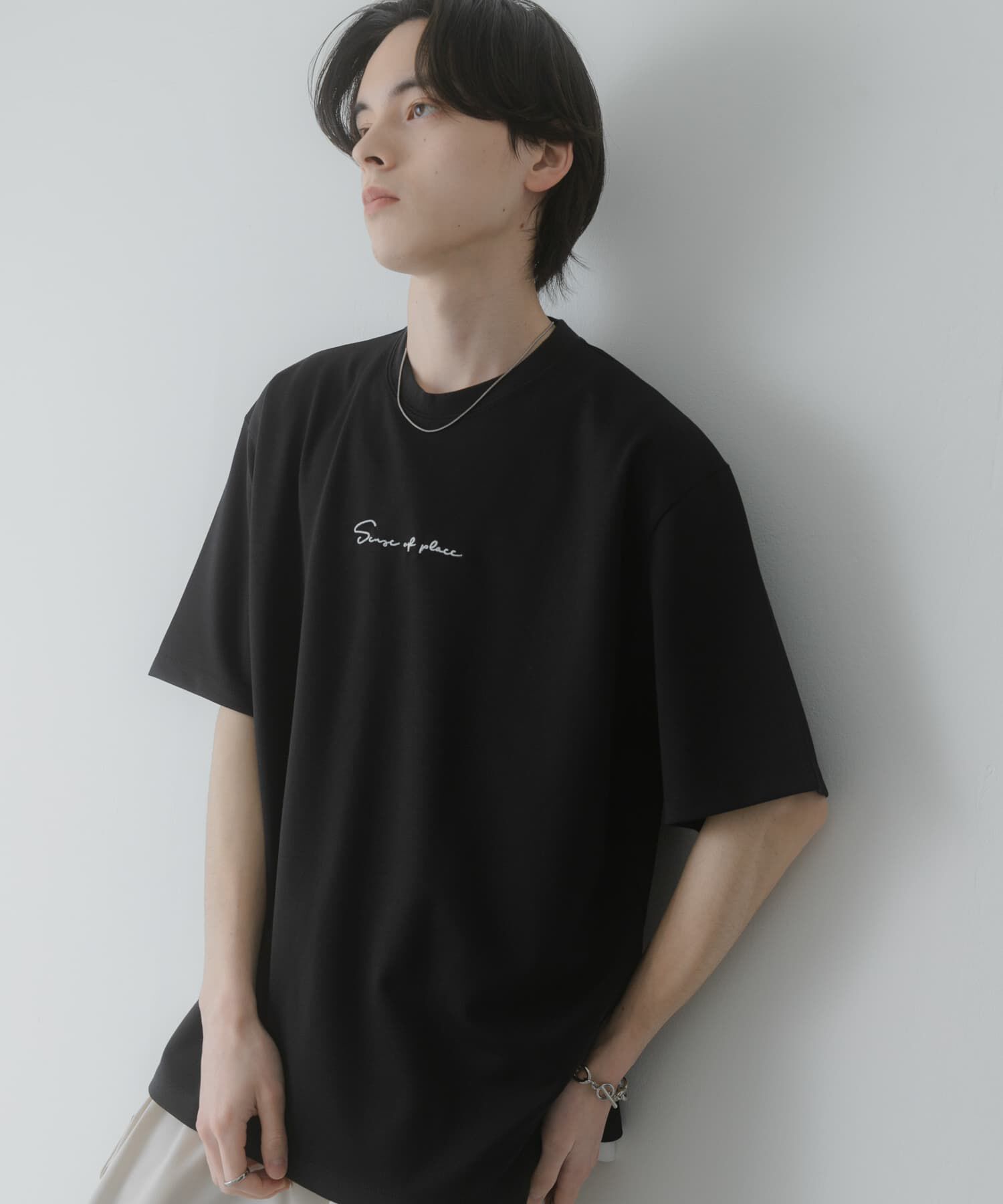 SENSE OF PLACE by URBAN RESEARCH「『一部WEB限定カラー』シシュウポンチショートスリーブTシャツ」|Tシャツ・カットソー|