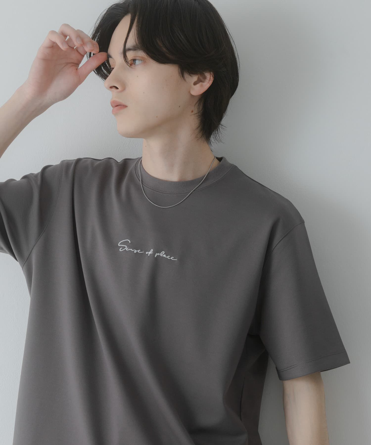 SENSE OF PLACE by URBAN RESEARCH「『一部WEB限定カラー』シシュウポンチショートスリーブTシャツ」|Tシャツ・カットソー|