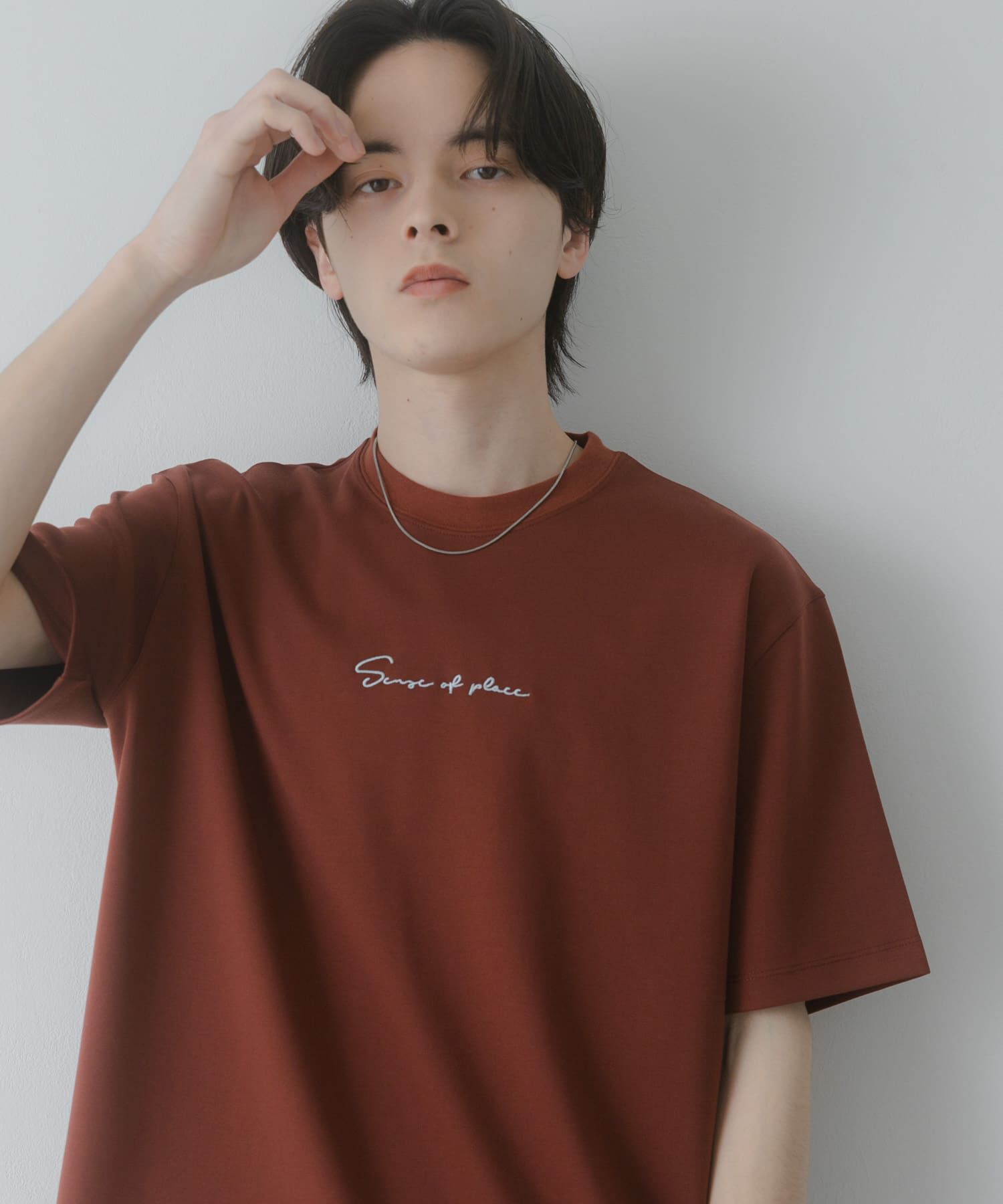 SENSE OF PLACE by URBAN RESEARCH「『一部WEB限定カラー』シシュウポンチショートスリーブTシャツ」|Tシャツ・カットソー|