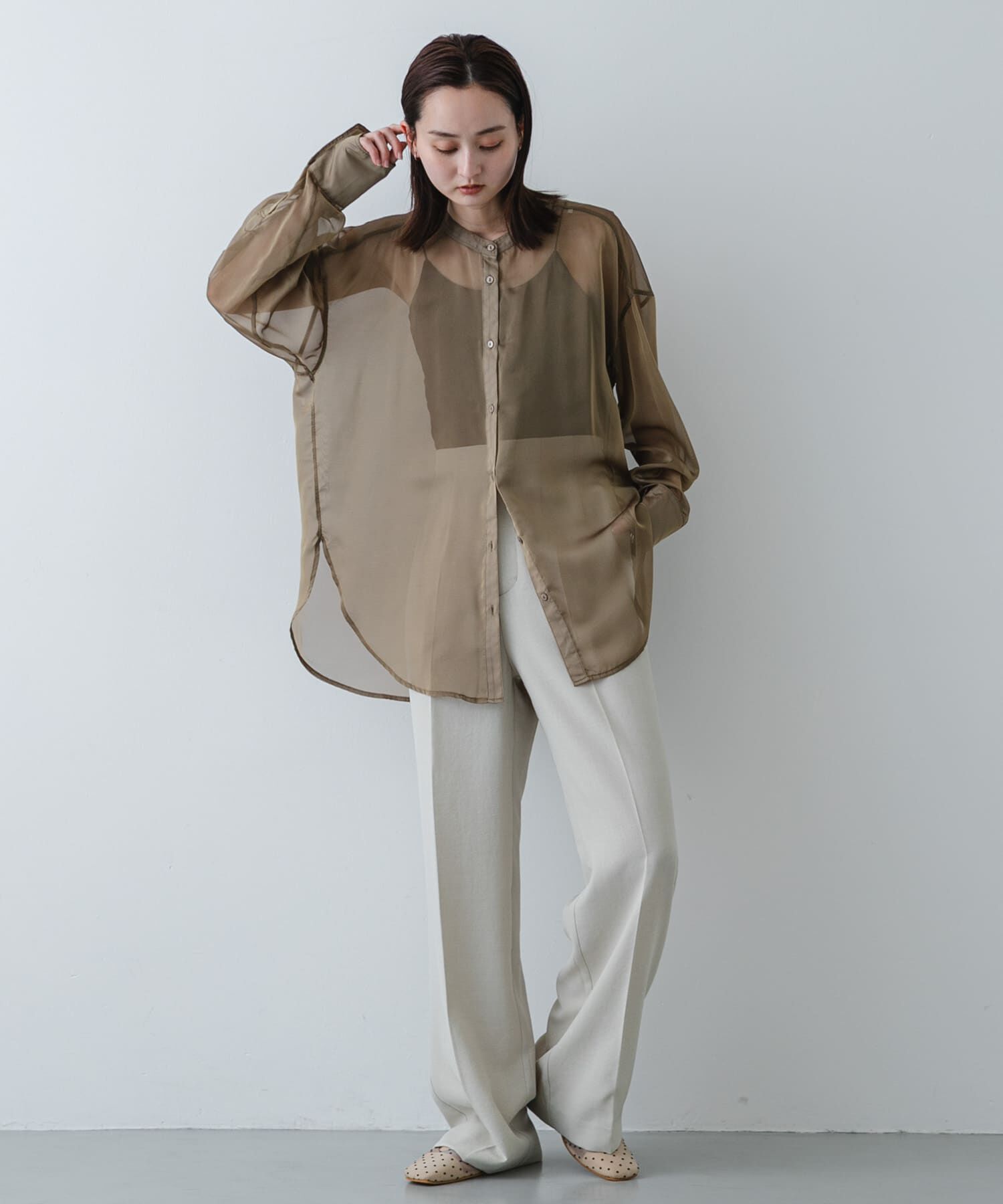SENSE OF PLACE by URBAN RESEARCH「シアードットフラットパンプス」|パンプス|