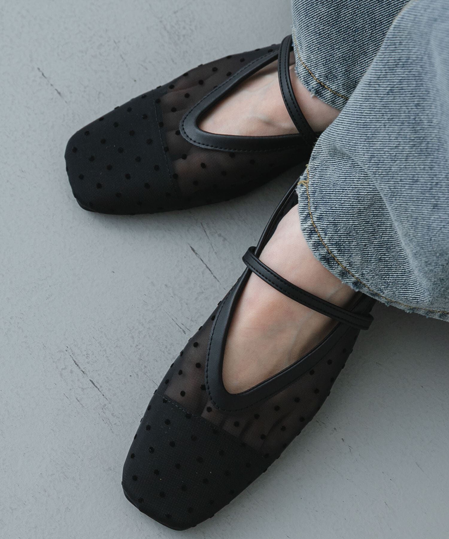 SENSE OF PLACE by URBAN RESEARCH「シアードットフラットパンプス」|パンプス|