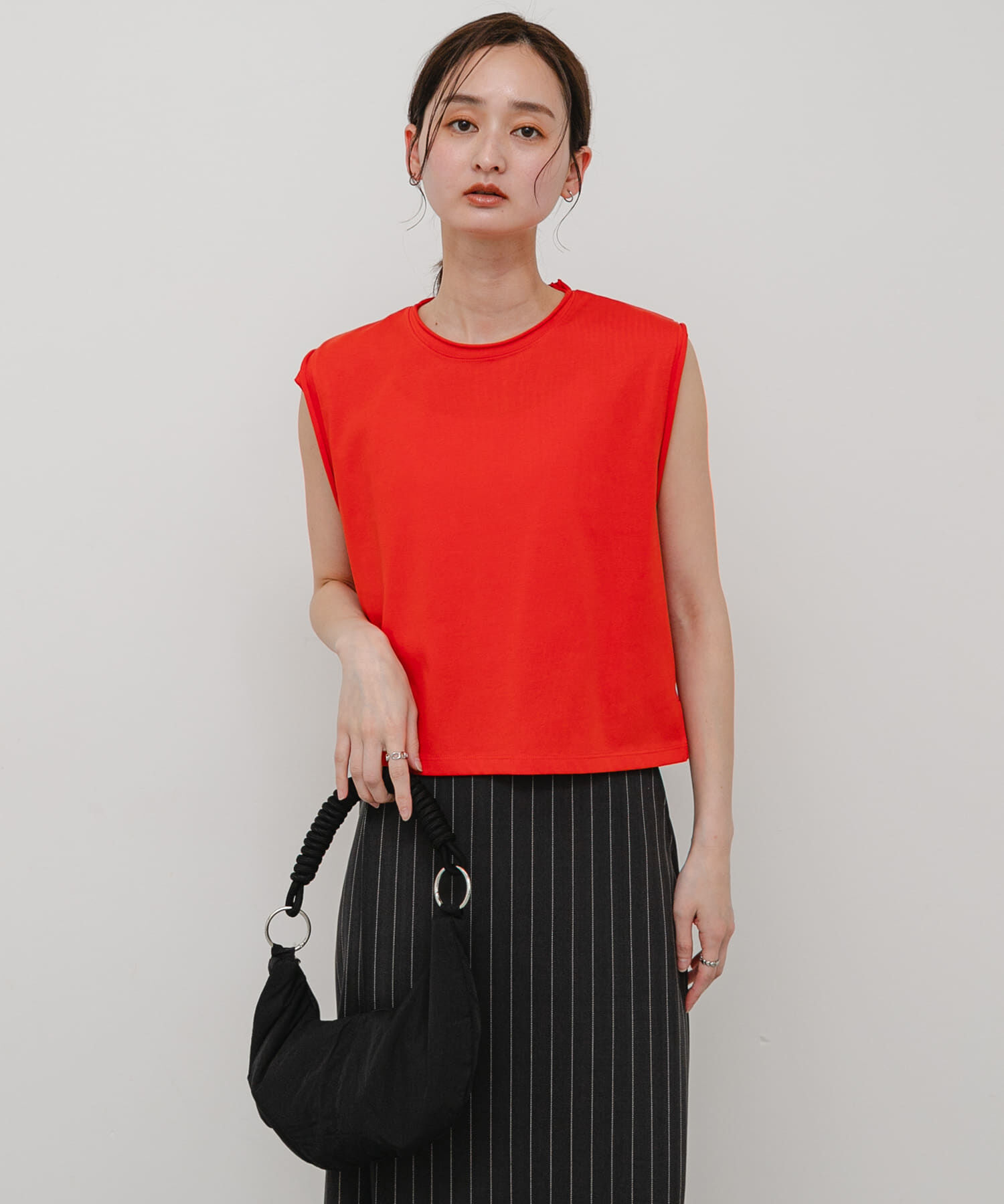 SENSE OF PLACE by URBAN RESEARCH「『汗ジミ防止』SKINProofノースリーブロールTシャツ」|タンクトップ|