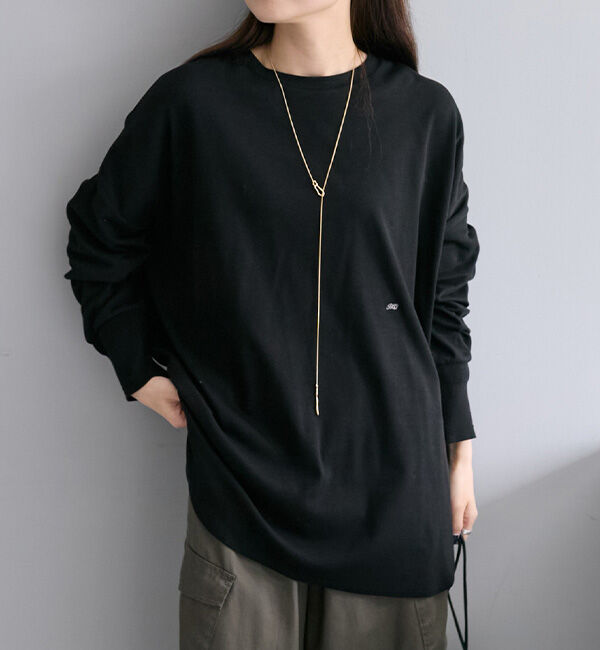  「【リバイバル】万能レイヤードカットソー」|Tシャツ・カットソー|ブラック
