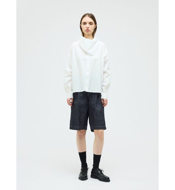 mizuiro ind「mizuiro ind デニムハーフパンツ(ONEWASH)」|その他|