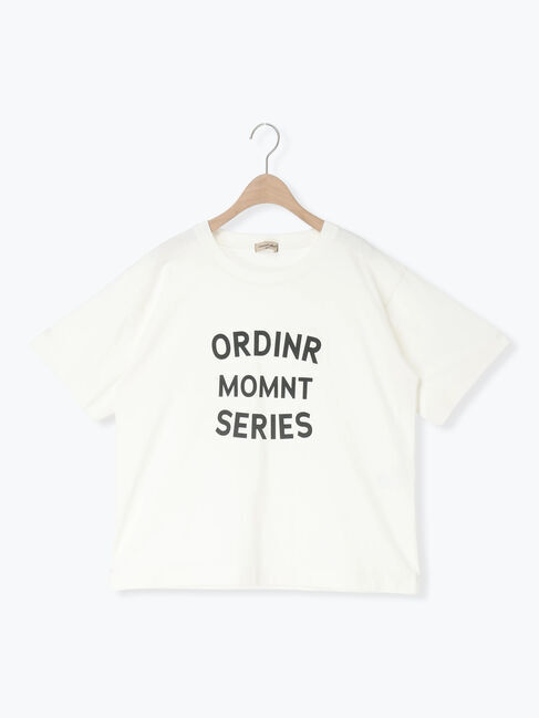 Samansa Mos2「【接触冷感】ロゴアソートプリントTシャツ」|Tシャツ・カットソー|オフホワイト