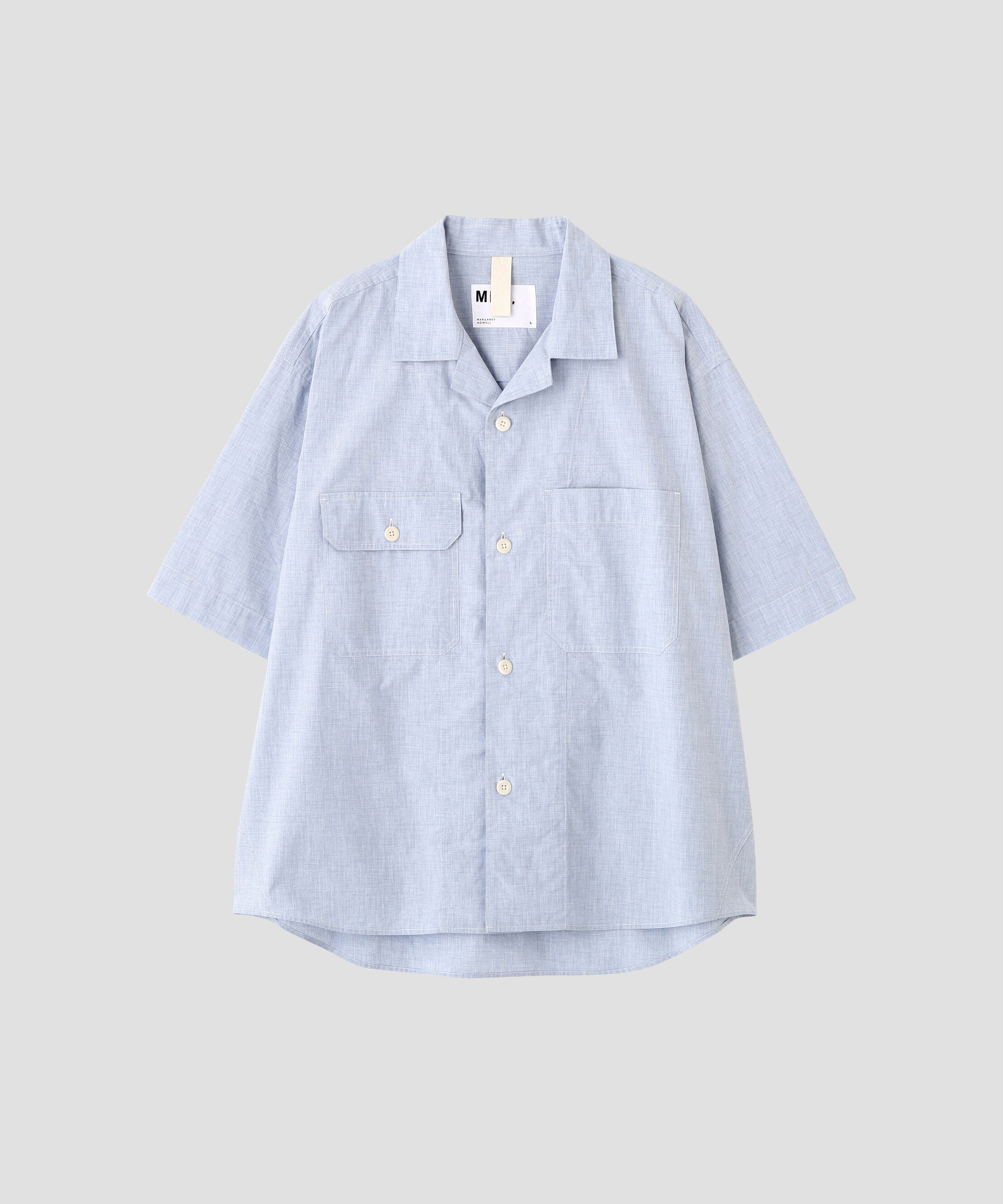 MHL.「HIGHCOUNT TOP DYED COTTON SHIRT」|シャツ・ブラウス|