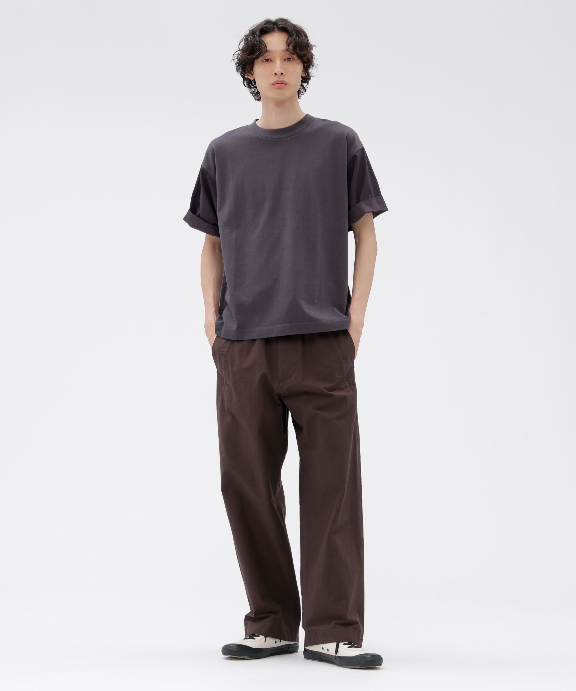 MHL.「GARMENT DYE COTTON JERSEY TOP」|Tシャツ・カットソー|