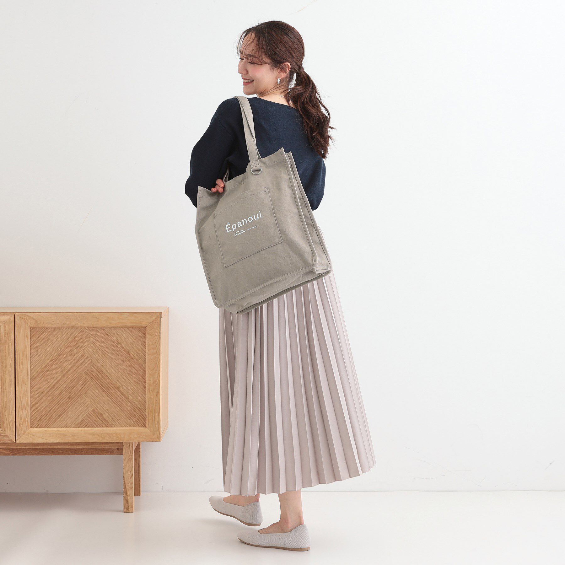 SHOO･LA･RUE「【推し活にも】うちわが入るトートバッグ」|トートバッグ|