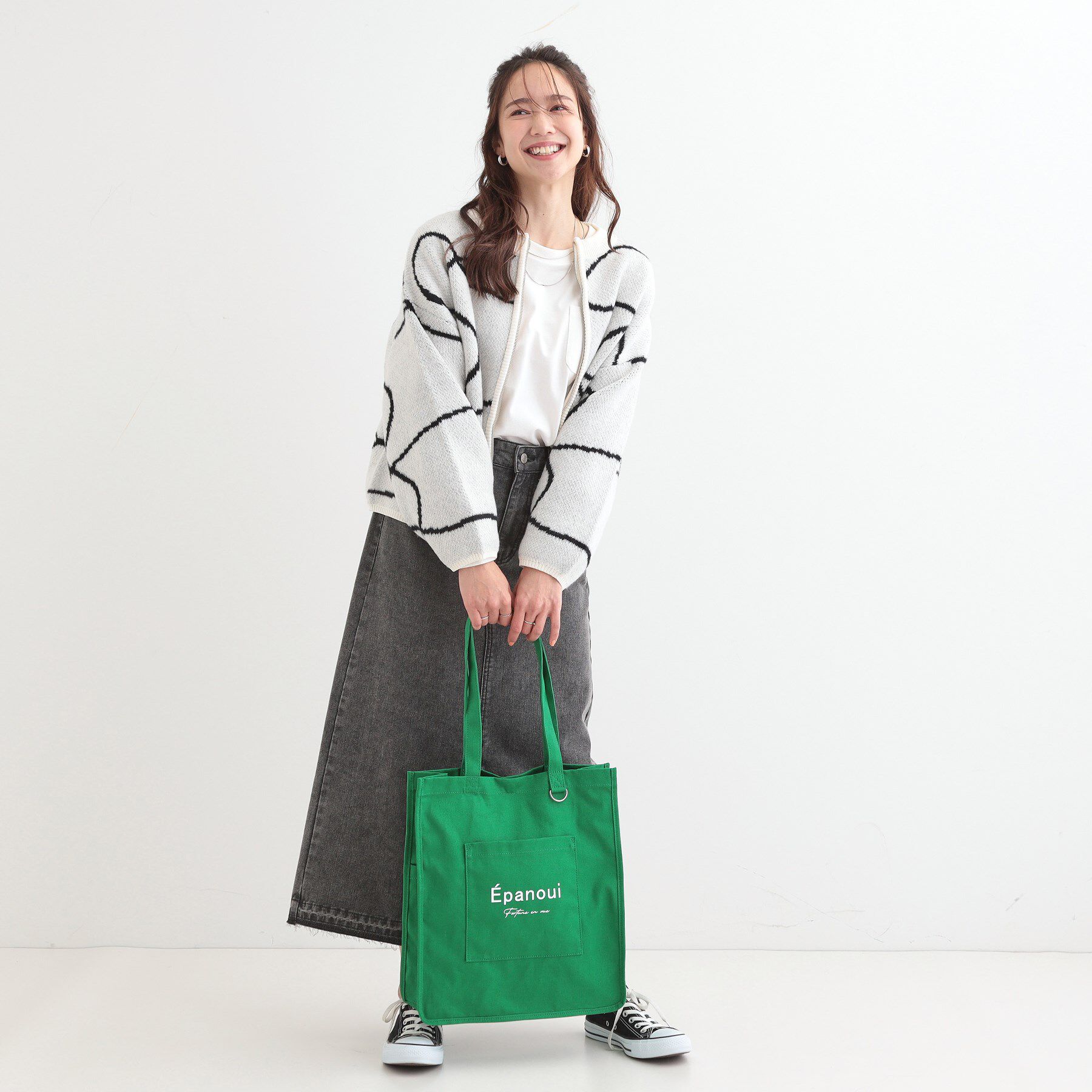 SHOO･LA･RUE「【推し活にも】うちわが入るトートバッグ」|トートバッグ|