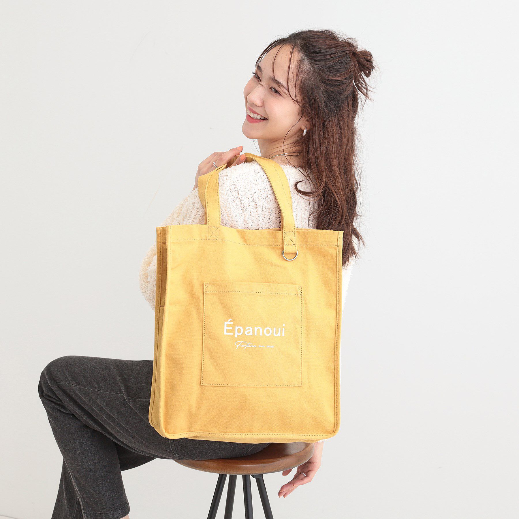 SHOO･LA･RUE「【推し活にも】うちわが入るトートバッグ」|トートバッグ|