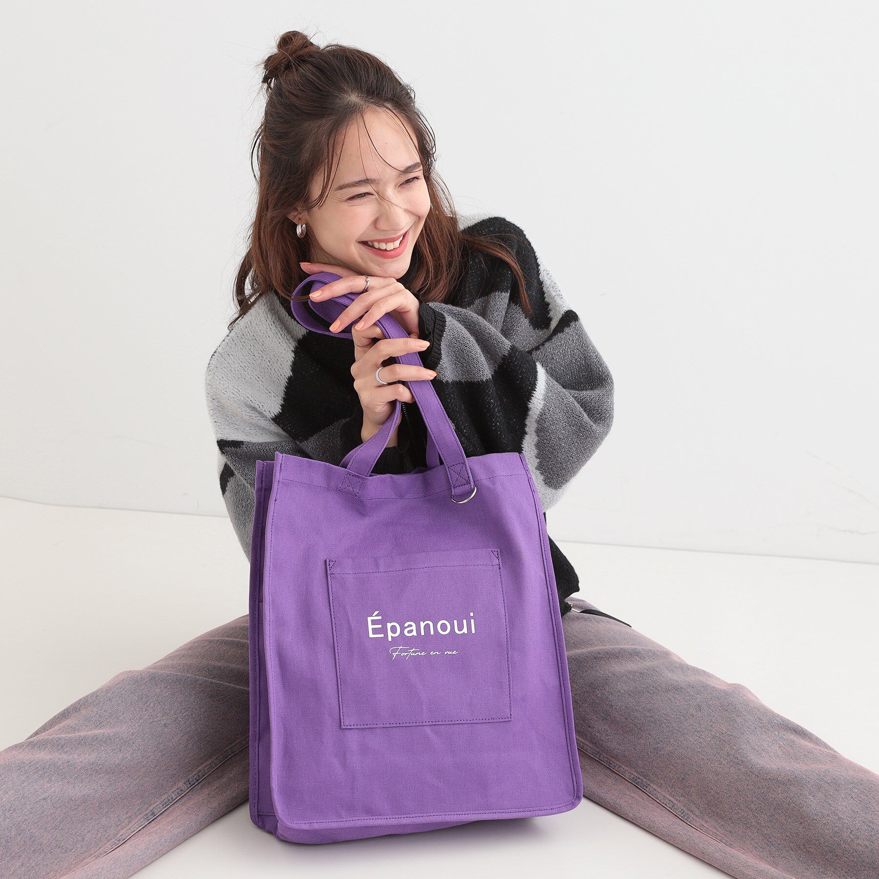 SHOO･LA･RUE「【推し活にも】うちわが入るトートバッグ」|トートバッグ|
