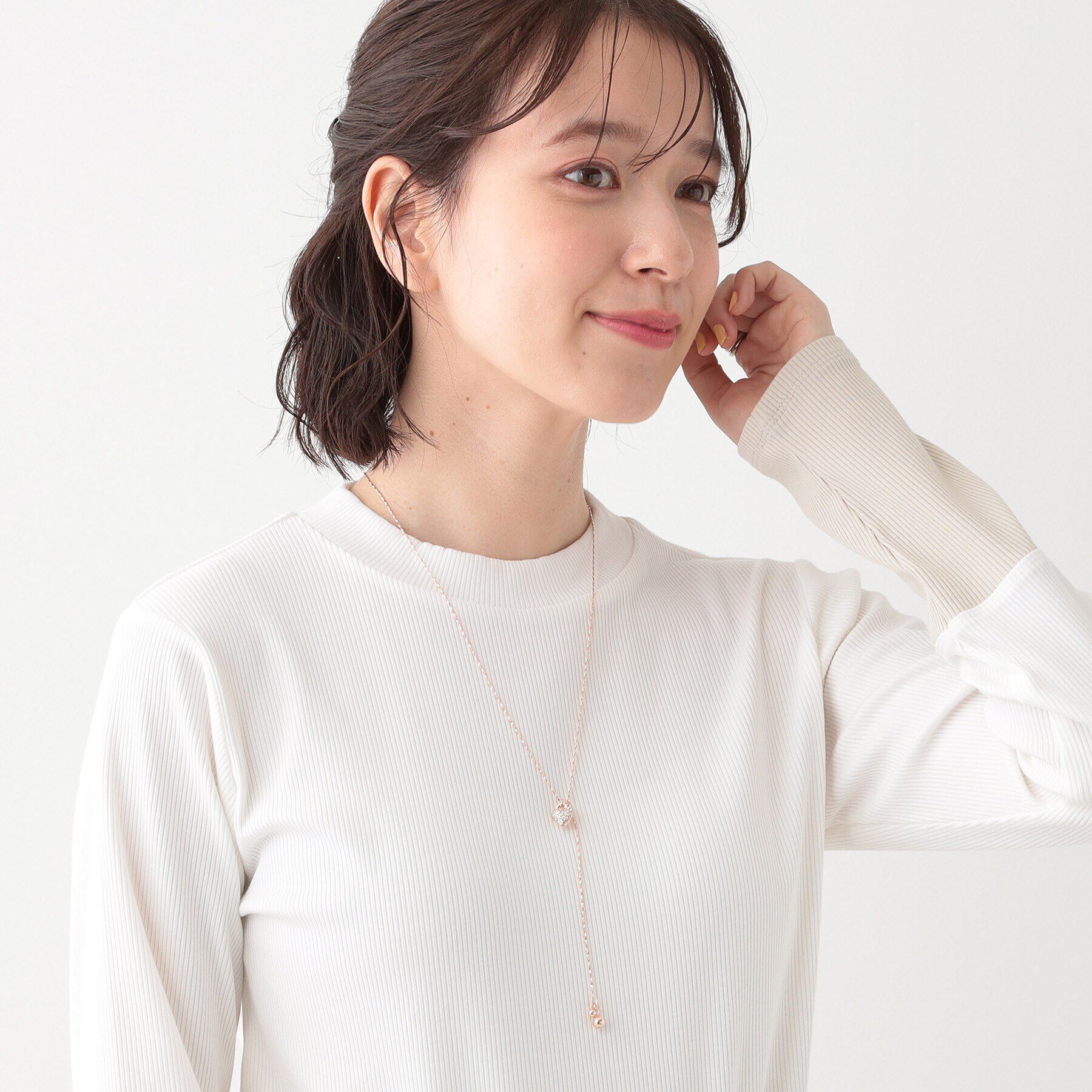 SHOO･LA･RUE「【2WAY】ハートモチーフネックレス」|ネックレス|