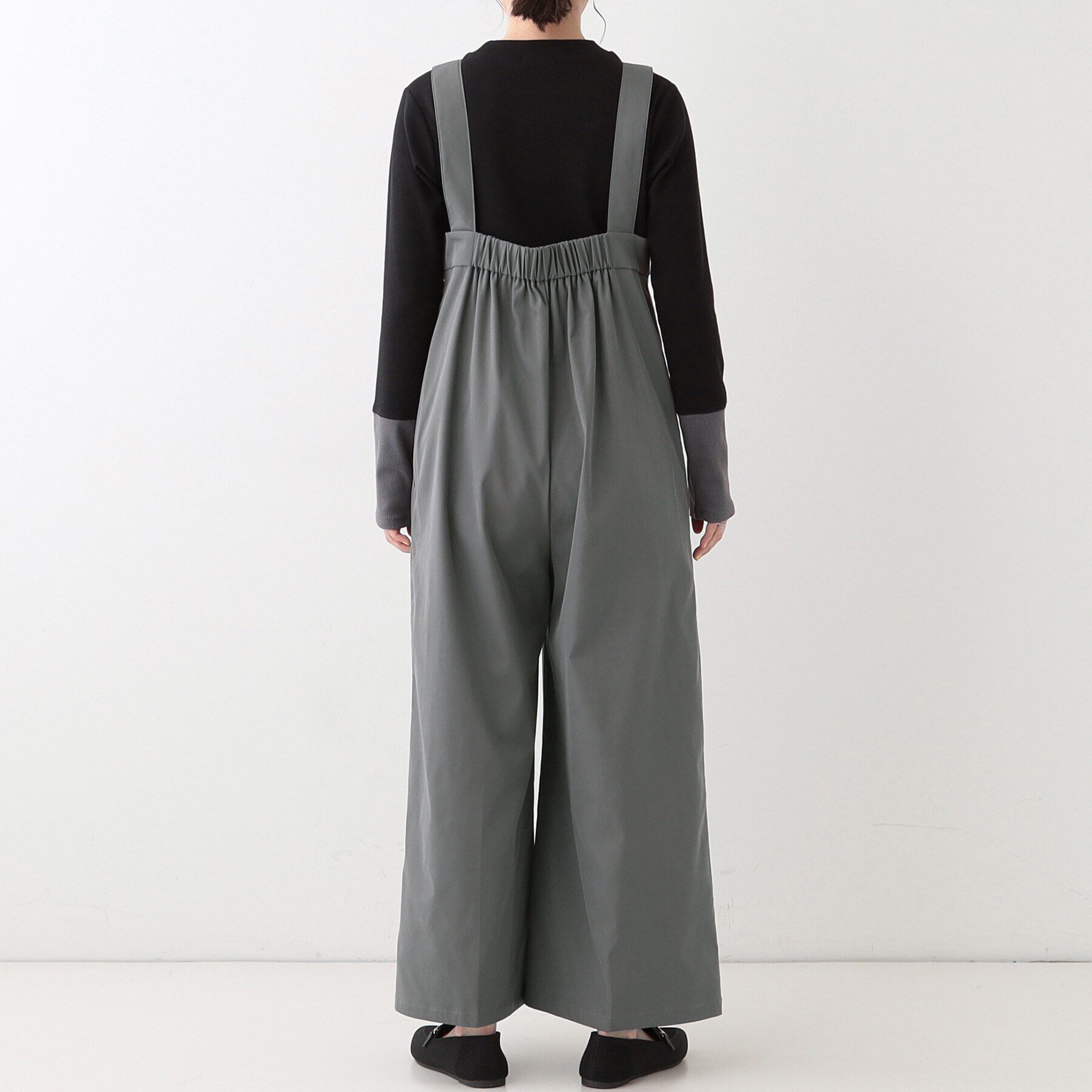 SHOO･LA･RUE「ゆるシルエットで大人見せ タック入りオールインワン」|オールインワン|