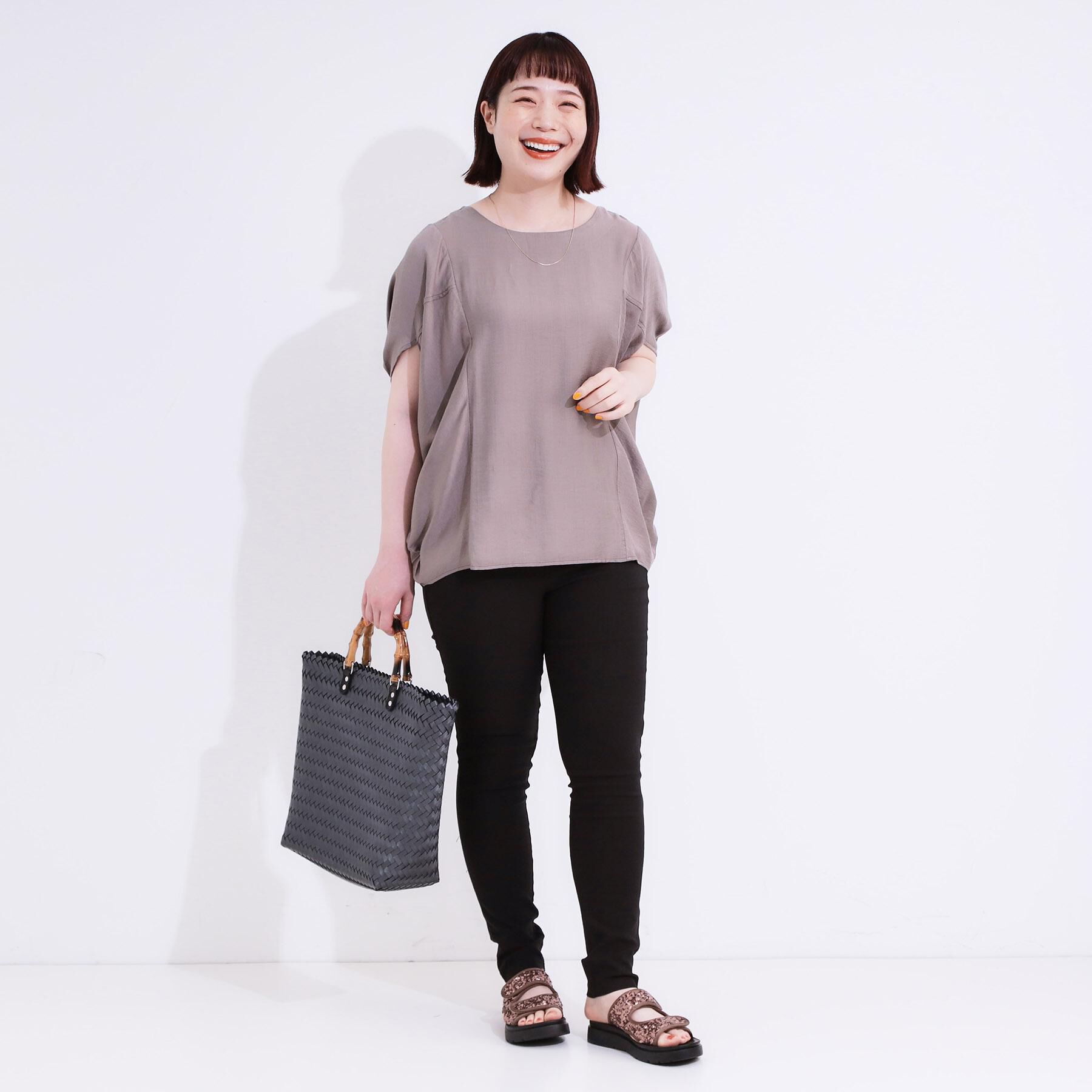 SHOO･LA･RUE「【S-LL】レイヤードスタイルに 脚をきれいに魅せる ストレッチスキニーパンツ」|その他|