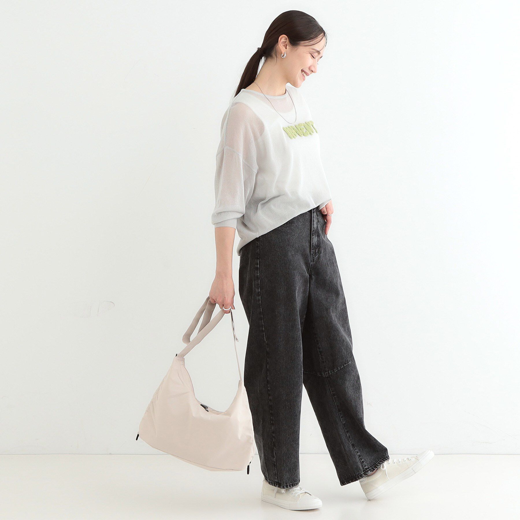 SHOO･LA･RUE「【撥水】たっぷり入る サイドドロスト ショルダーバッグ」|ショルダー・メッセンジャー|