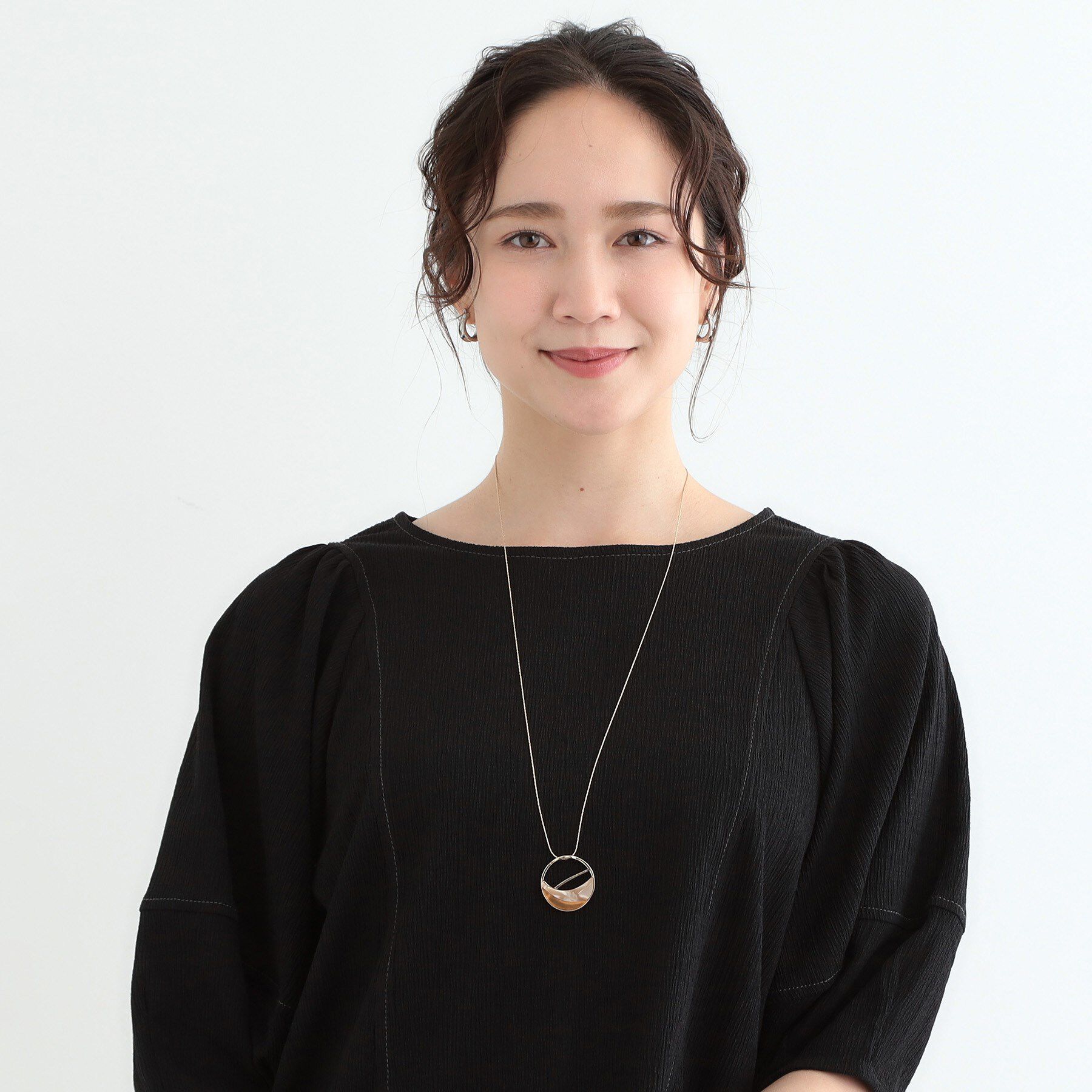SHOO･LA･RUE「デザインサークルネックレス」|ネックレス|