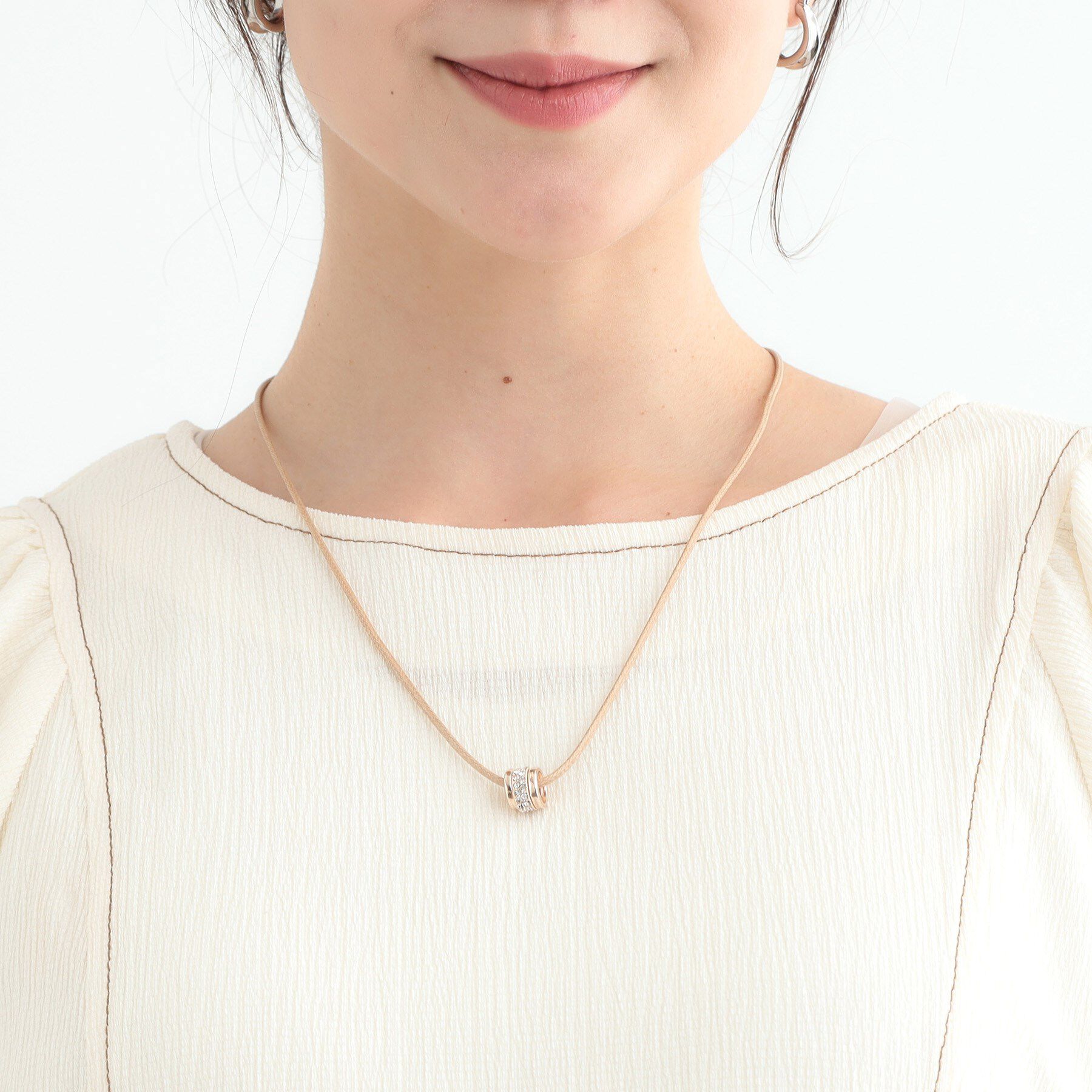 SHOO･LA･RUE「3MIXワントップコードネックレス」|ネックレス|
