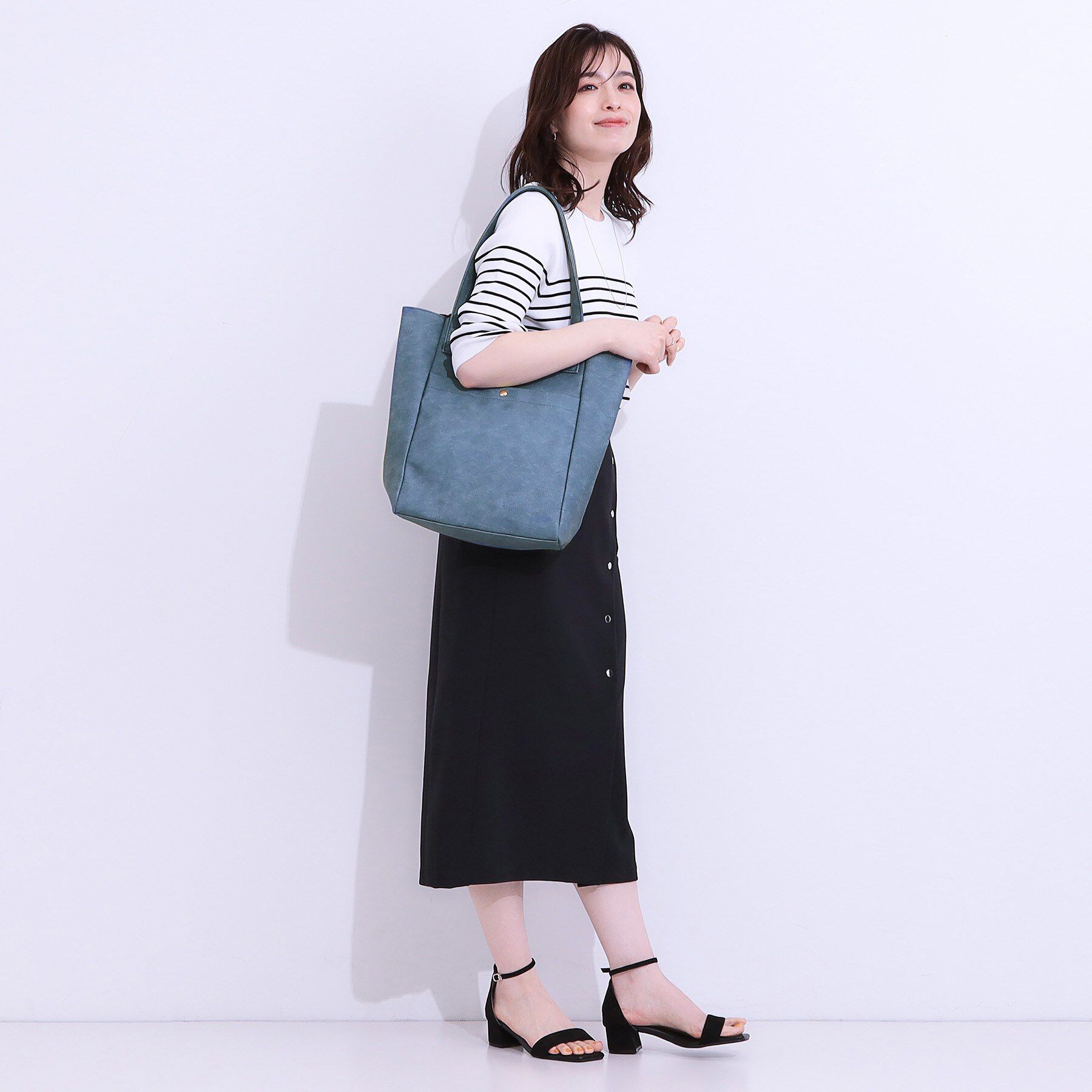 SHOO･LA･RUE「【A4】フロントポケファスナートートバッグ」|トートバッグ|