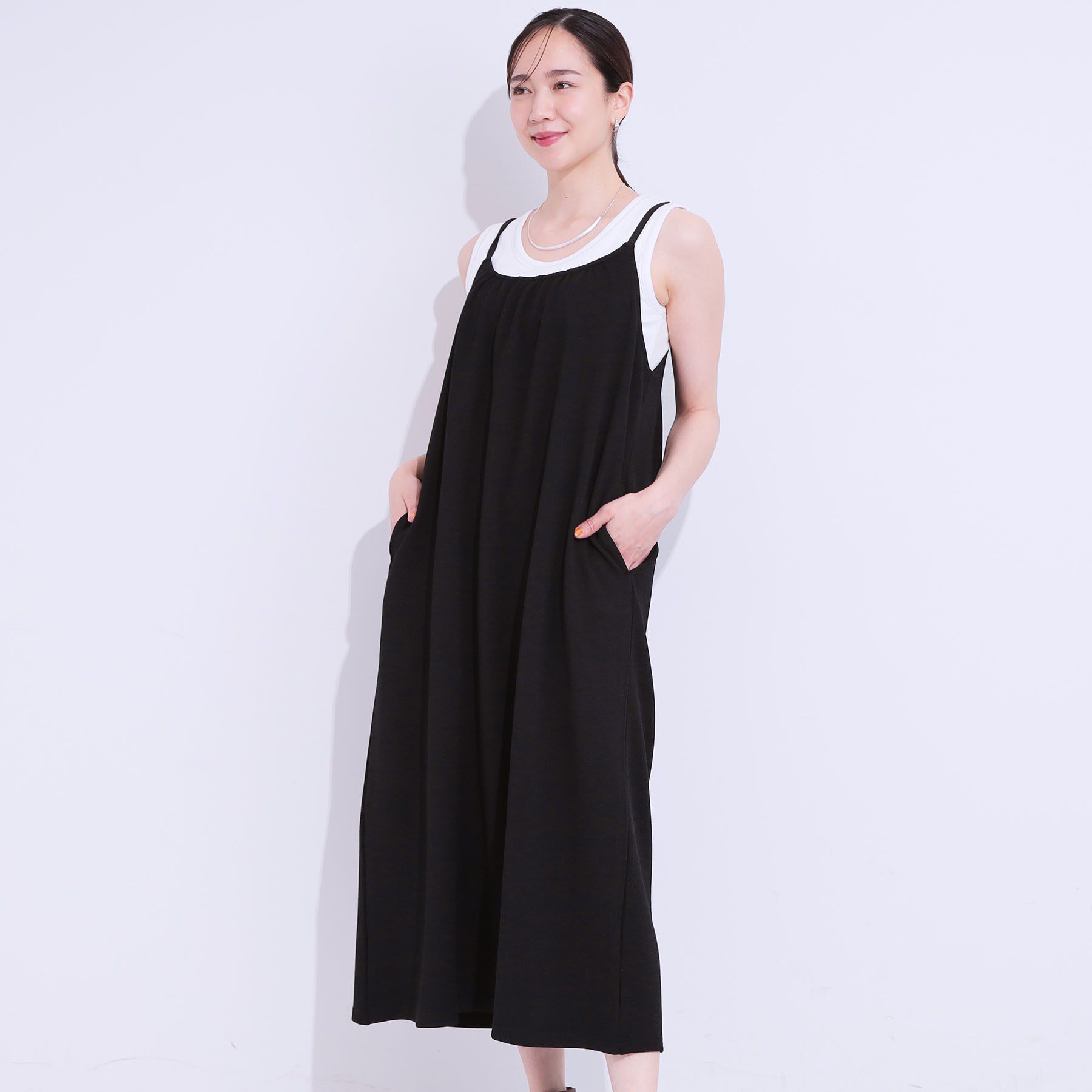 SHOO･LA･RUE「ぽこぽこギャザーキャミワンピース」|ワンピース|